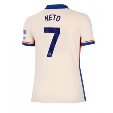 Chelsea Pedro Neto #7 Bortatröja Dam 2024-25 Korta ärmar